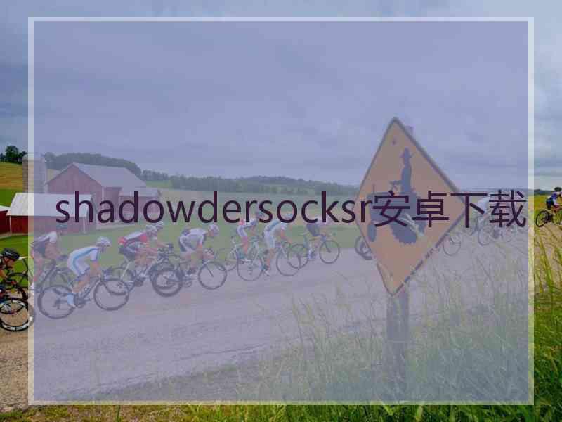 shadowdersocksr安卓下载