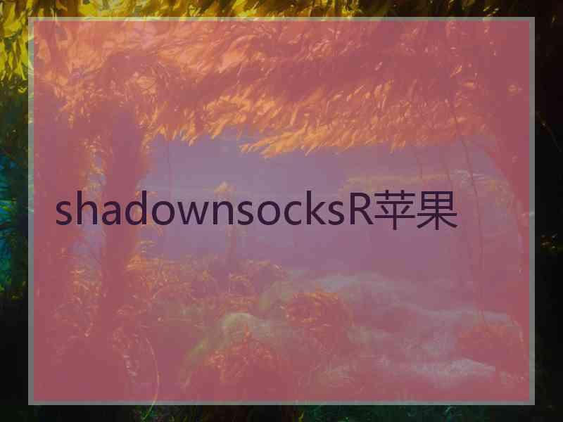 shadownsocksR苹果