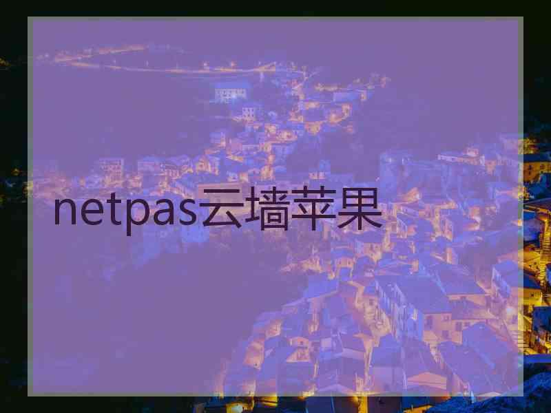 netpas云墙苹果