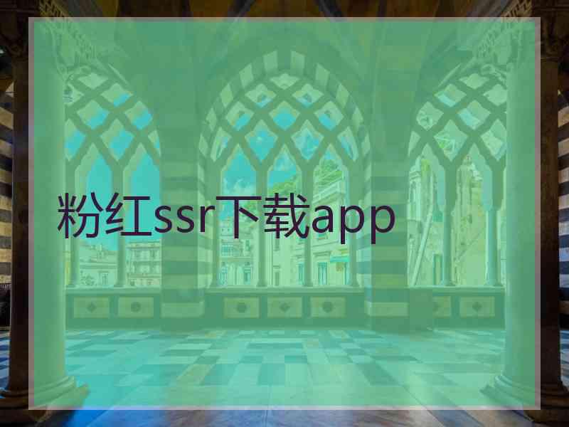 粉红ssr下载app