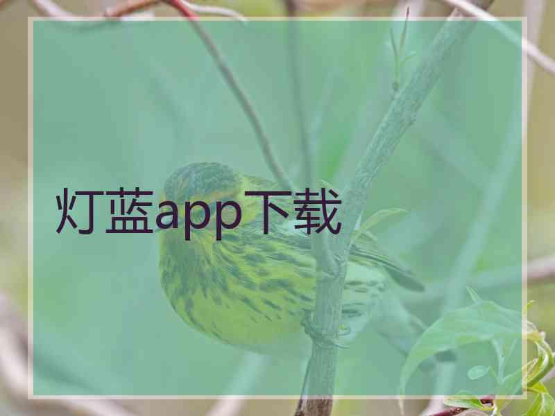 灯蓝app下载