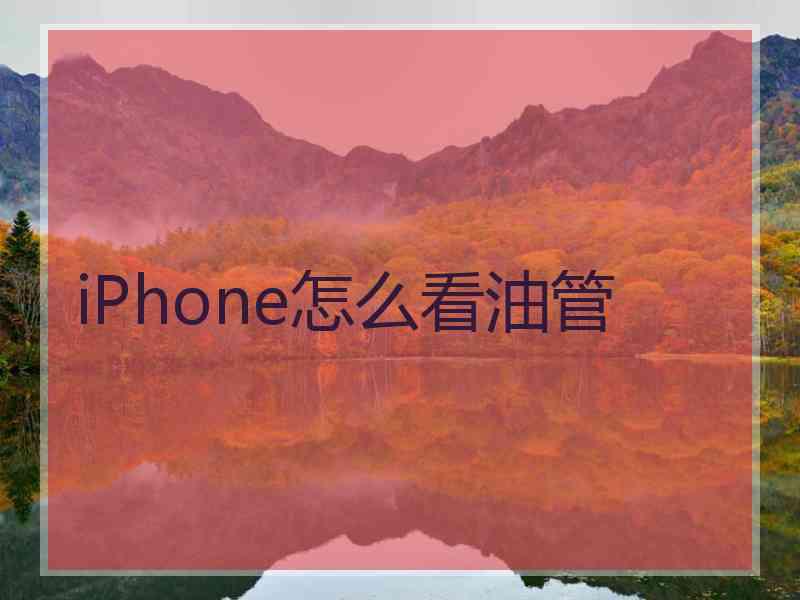 iPhone怎么看油管