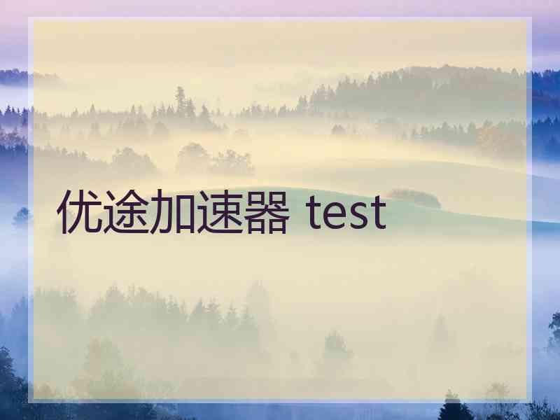 优途加速器 test