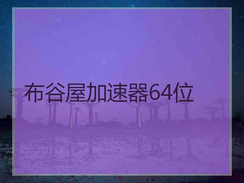 布谷屋加速器64位