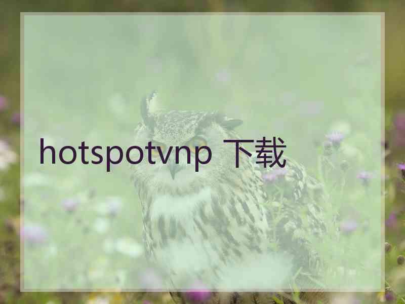 hotspotvnp 下载