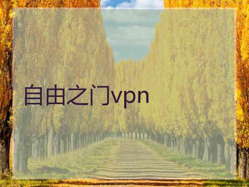 自由之门vpn