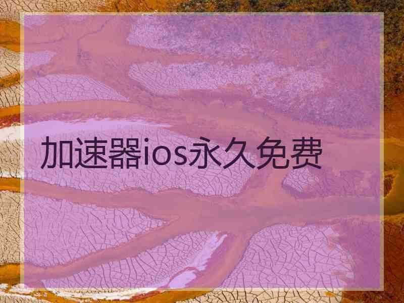 加速器ios永久免费